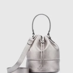 Aquatalia Bari Bucket Platinum Discount