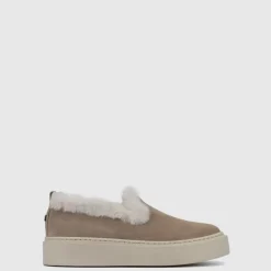 Aquatalia Letty Dark Taupe/White Sale