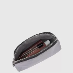 Aquatalia Medium Zip Wristlet Silver Clearance
