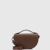 Aquatalia Siena Crossbody Cognac New