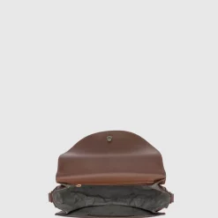 Aquatalia Siena Crossbody Cognac New