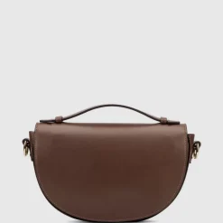 Aquatalia Siena Crossbody Cognac New