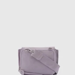Aquatalia Soho Crossbody Mauve Grey Online