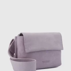 Aquatalia Soho Crossbody Mauve Grey Online