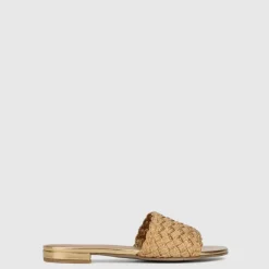 Aquatalia Tatia Natural/Gold Clearance