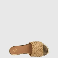 Aquatalia Tatia Natural/Gold Clearance